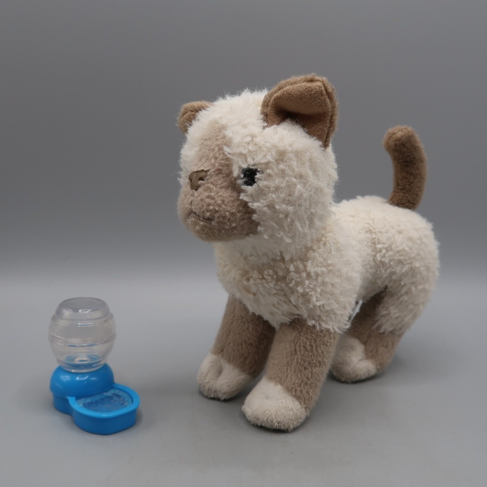 Our Generation Plush Berman Siamese Cat Kitten Poseable Battat 6" Pet For Doll